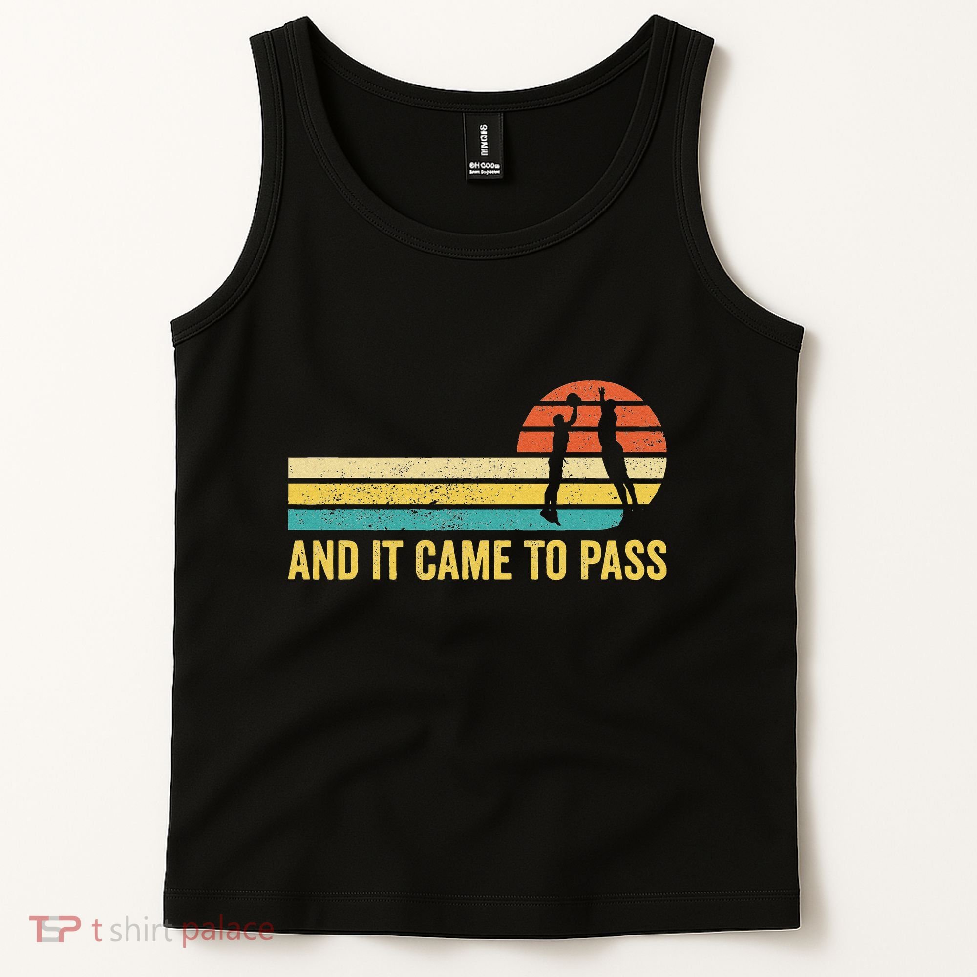 Funny Mormon Missionary Lds Basketball And It Came To Pass Tank Top