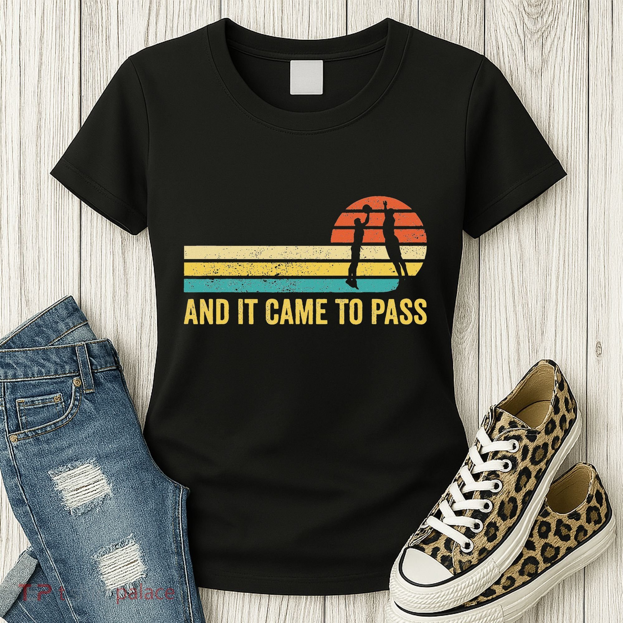 Funny Mormon Missionary Lds Basketball And It Came To Pass Women's T-Shirt