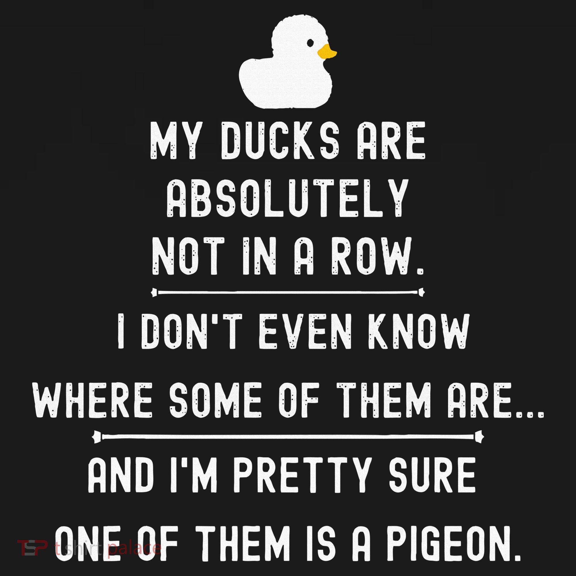 Funny Meme My Ducks Are Absolutely Not In A Row Pigeon Mousepad