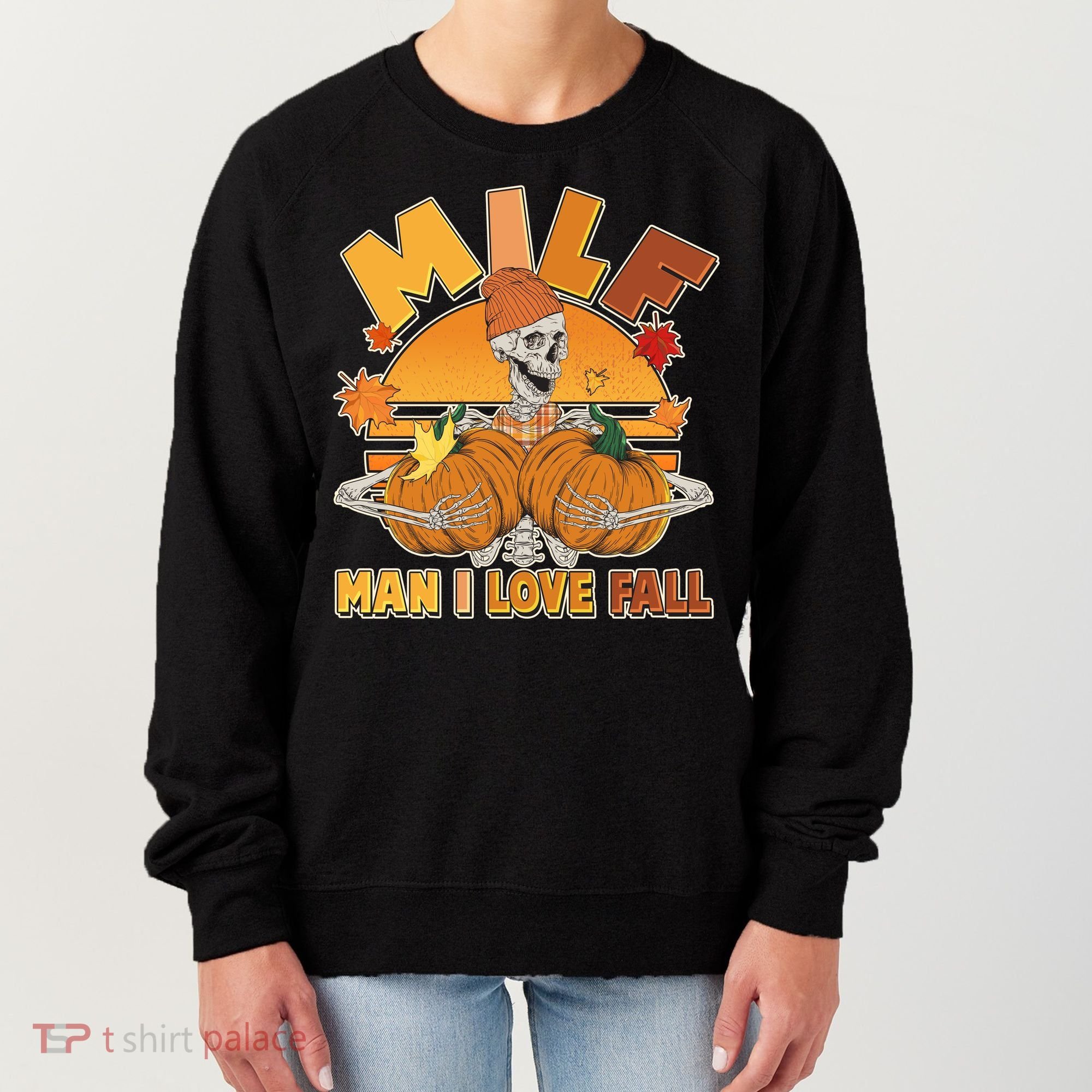 Funny MILF Man I Love Fall Women's Sweatshirt
