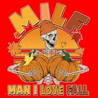 Funny MILF Man I Love Fall Santa Hat thumb 1