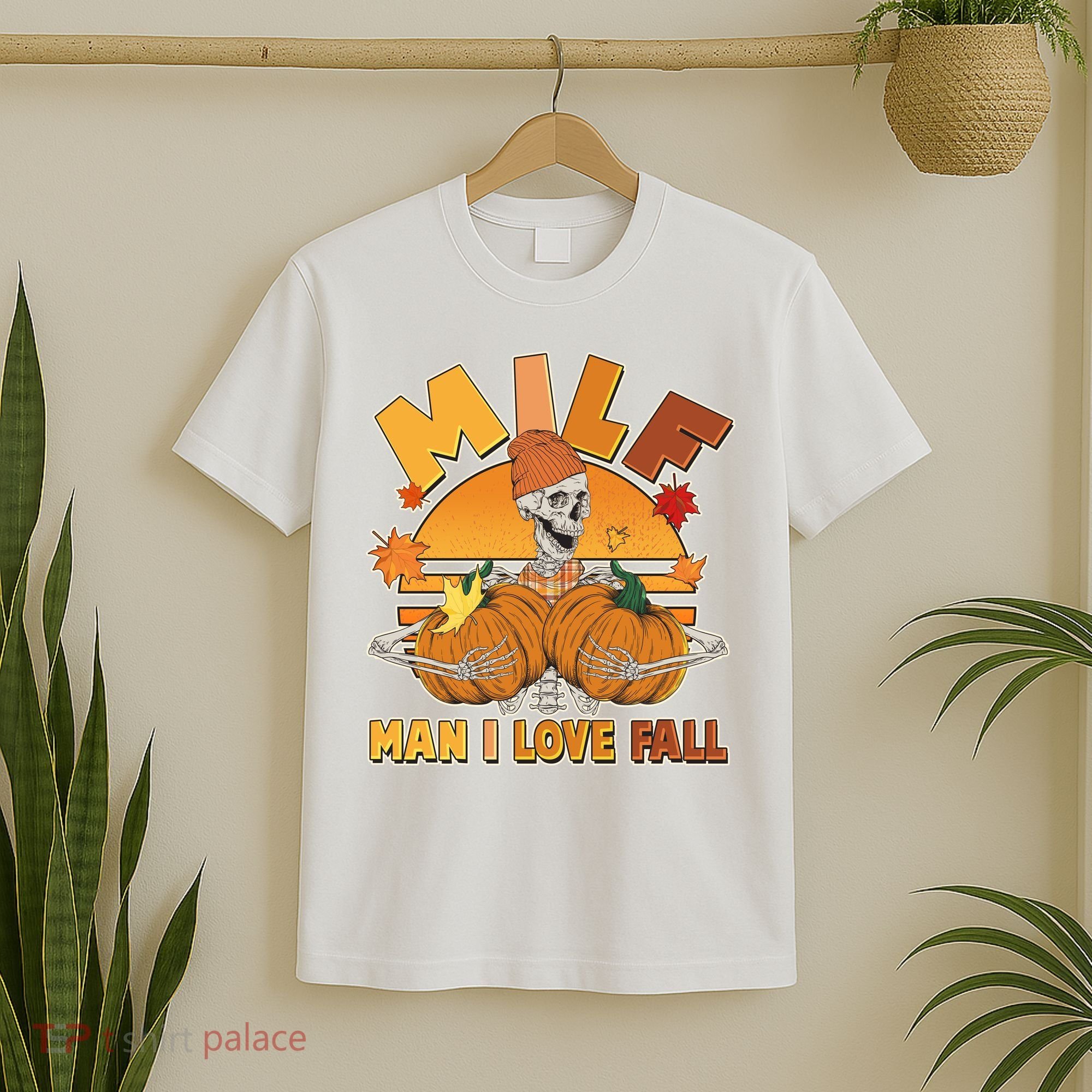 Funny MILF Man I Love Fall T-Shirt