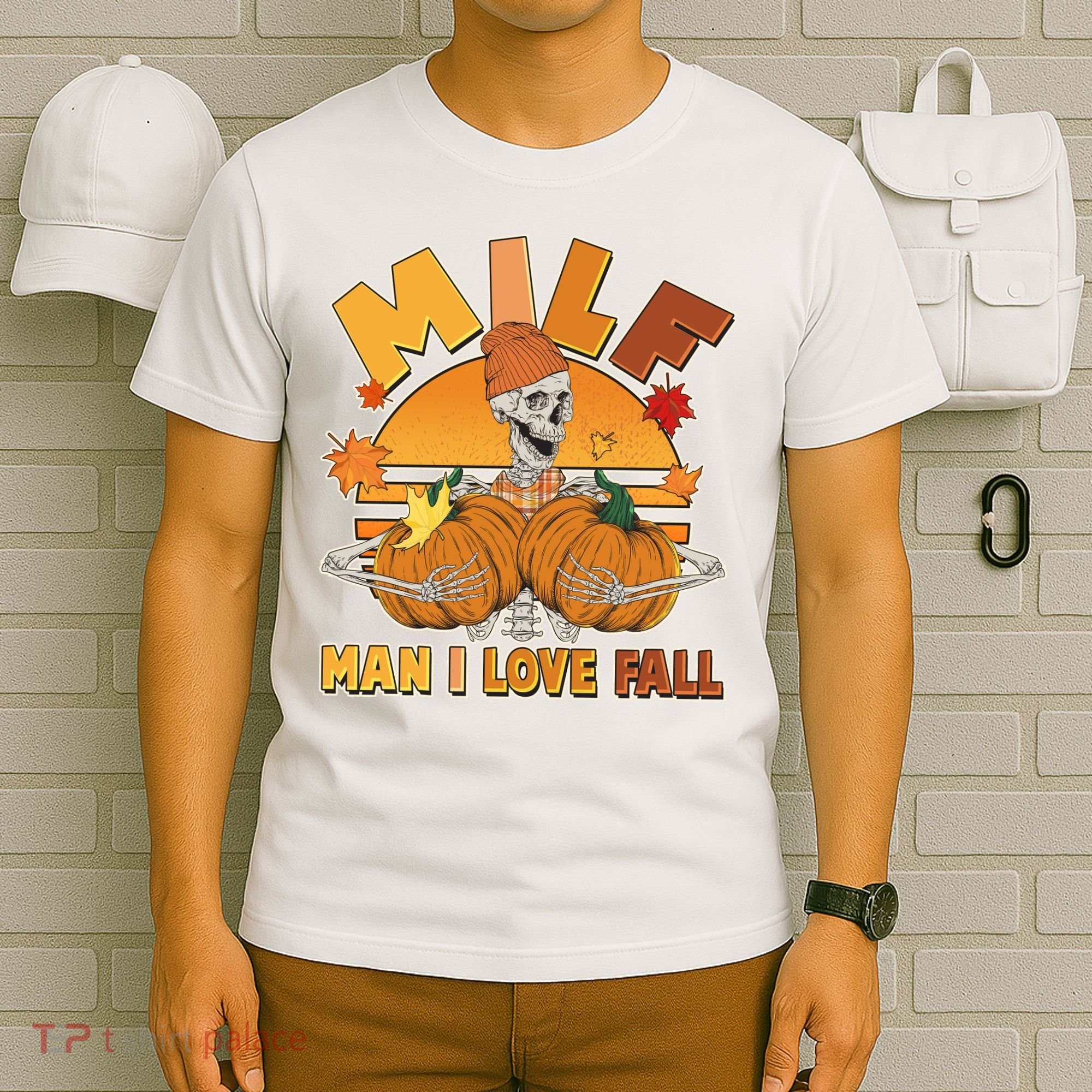 Funny MILF Man I Love Fall T-Shirt
