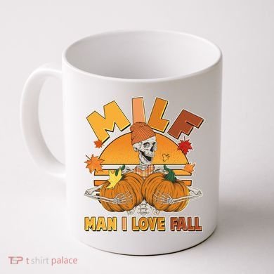 Funny MILF Man I Love Fall Coffee Mug