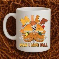 Funny MILF Man I Love Fall Coffee Mug thumb 2