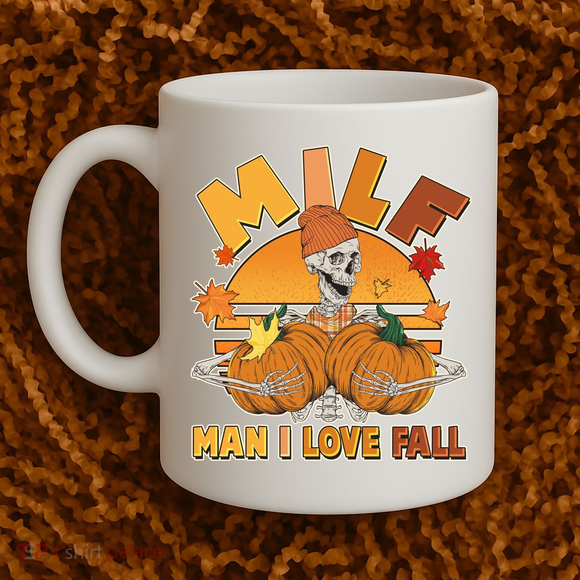 Funny MILF Man I Love Fall Coffee Mug