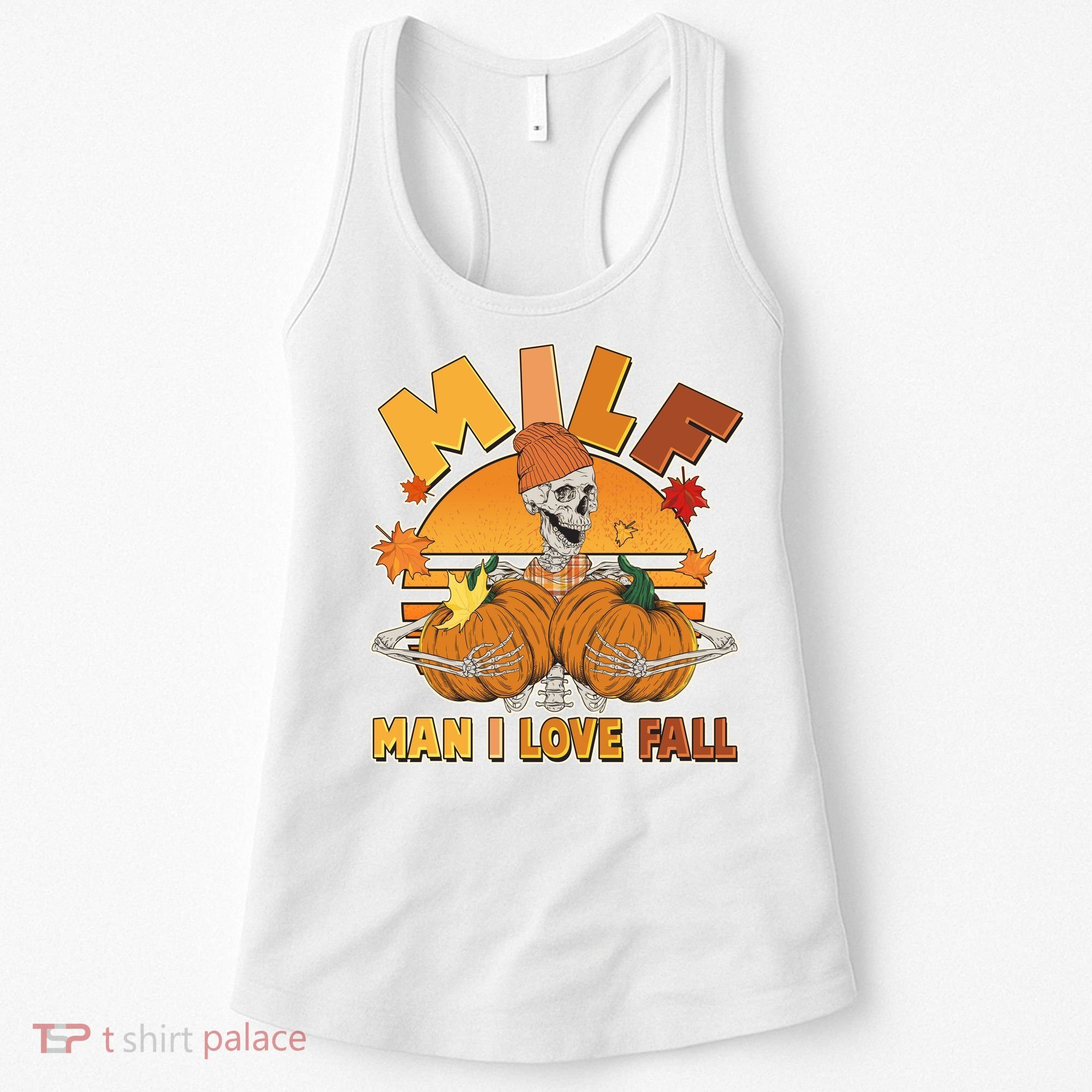 Funny MILF Man I Love Fall Women's Tank Top