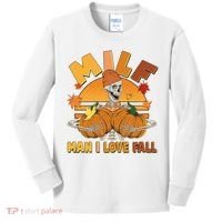 Funny MILF Man I Love Fall Kids Long Sleeve Shirt thumb 0