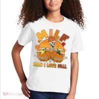 Funny MILF Man I Love Fall Kids T-Shirt thumb 2