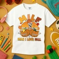 Funny MILF Man I Love Fall Kids T-Shirt thumb 3