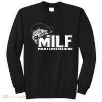 Funny MILF Man I Love Fishing Sweatshirt thumb 0