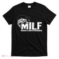 Funny MILF Man I Love Fishing T-Shirt thumb 0