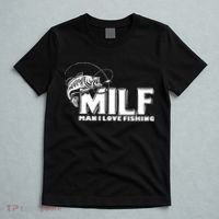 Funny MILF Man I Love Fishing T-Shirt thumb 5