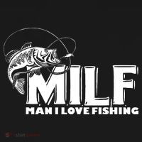 Funny MILF Man I Love Fishing Women's Hoodie thumb 2