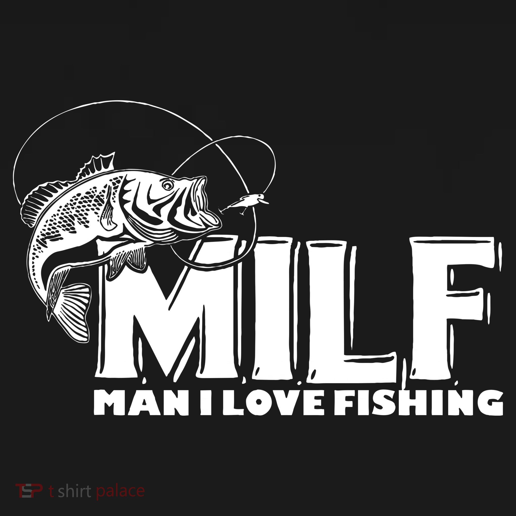 Funny MILF Man I Love Fishing Women's Hoodie