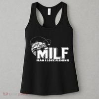 Funny MILF Man I Love Fishing Women's Tank Top thumb 3