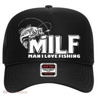 Funny MILF Man I Love Fishing Hat thumb 0