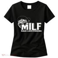 Funny MILF Man I Love Fishing Women's T-Shirt thumb 0