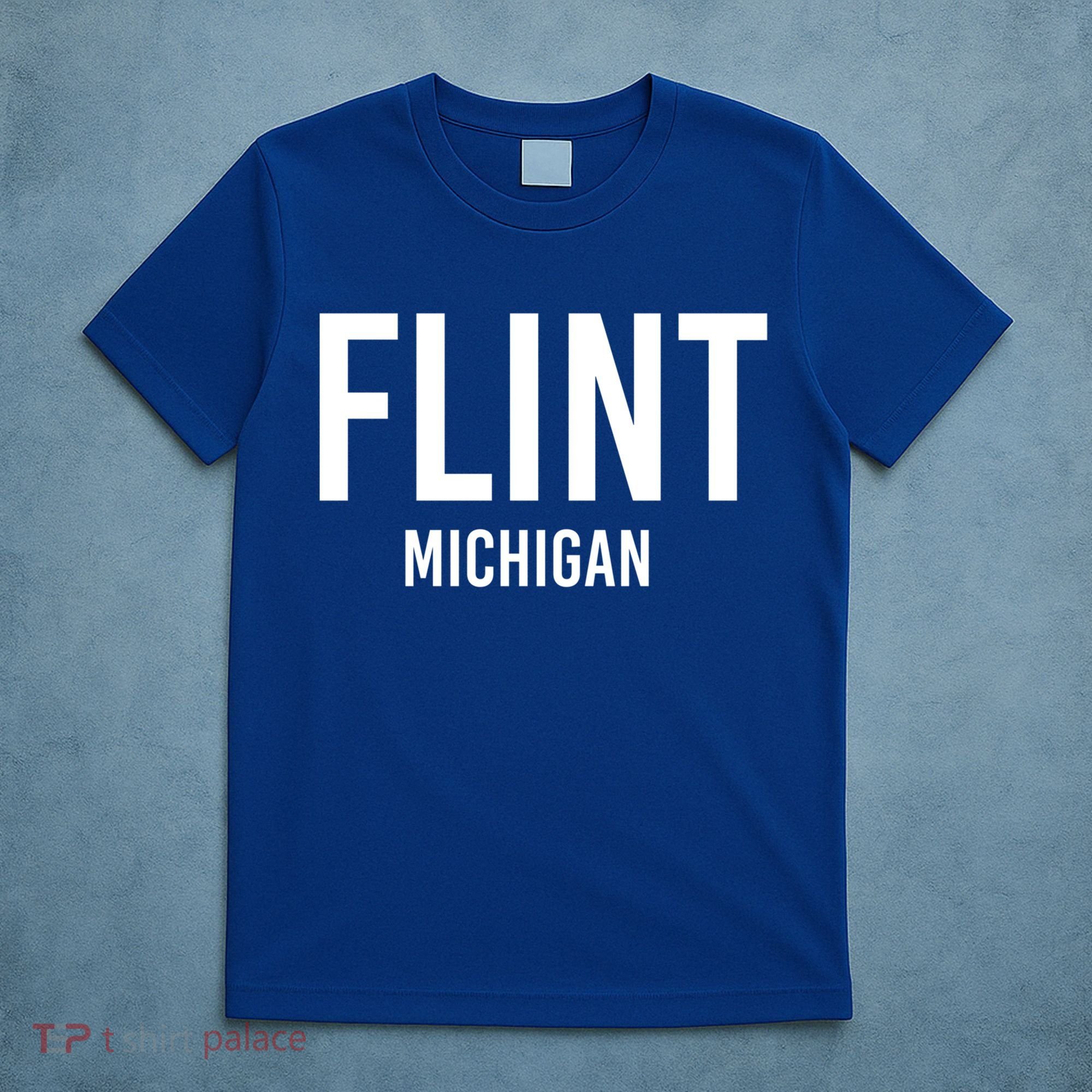 Flint Michigan Mi Usa Patriotic Vintage Sports Great Gift T-Shirt