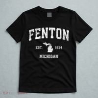 Fenton Michigan Mi Vintage Athletic Sports T-Shirt thumb 5