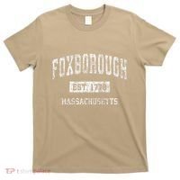 Foxborough Massachusetts Ma Vintage Established T-Shirt thumb 0