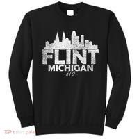 Flint Michigan Mi Skyline Sweatshirt thumb 0