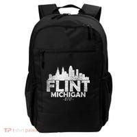 Flint Michigan Mi Skyline Backpack thumb 0