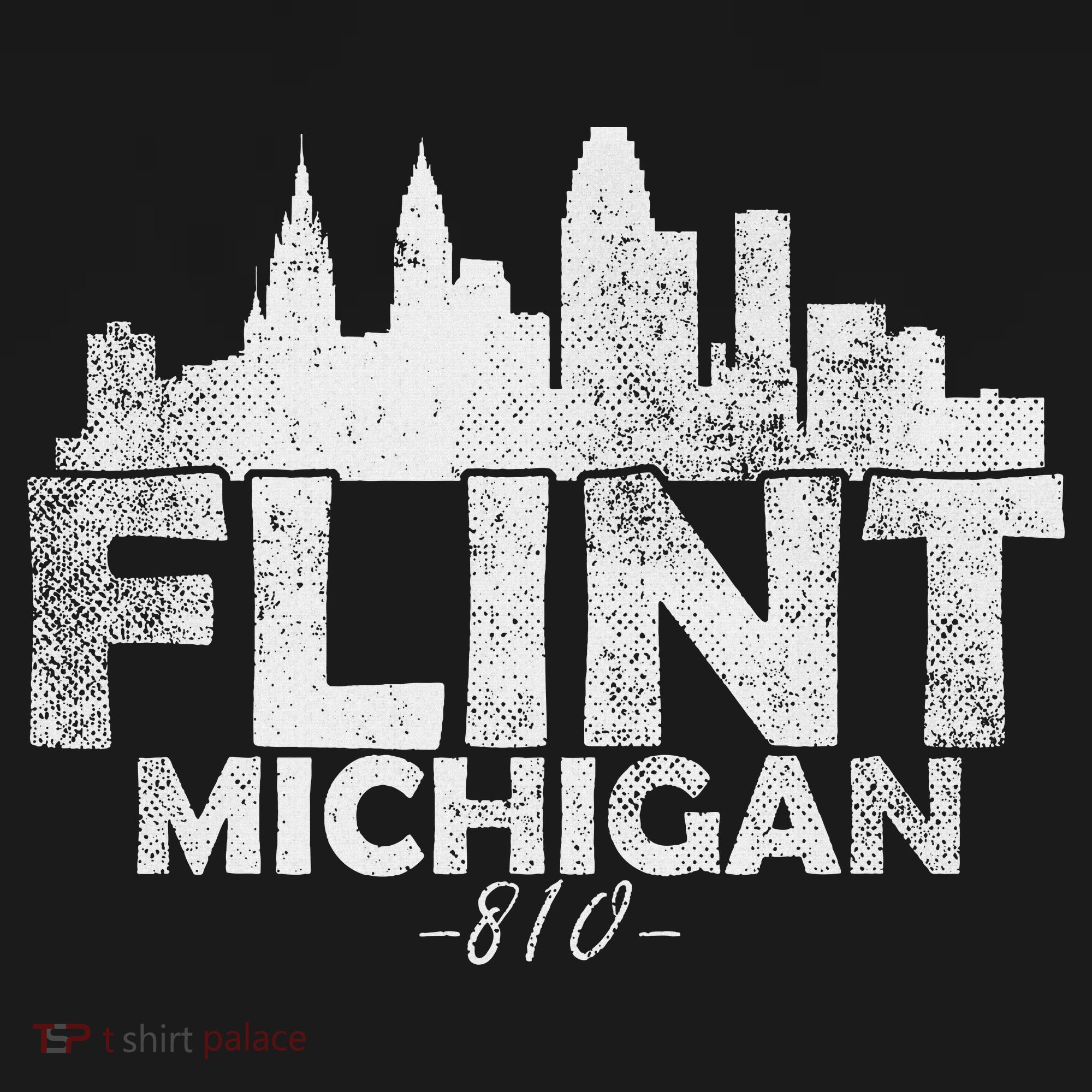 Flint Michigan Mi Skyline Backpack
