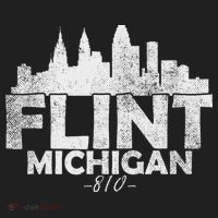 Flint Michigan Mi Skyline Beanie thumb 2