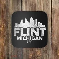 Flint Michigan Mi Skyline Coaster thumb 0