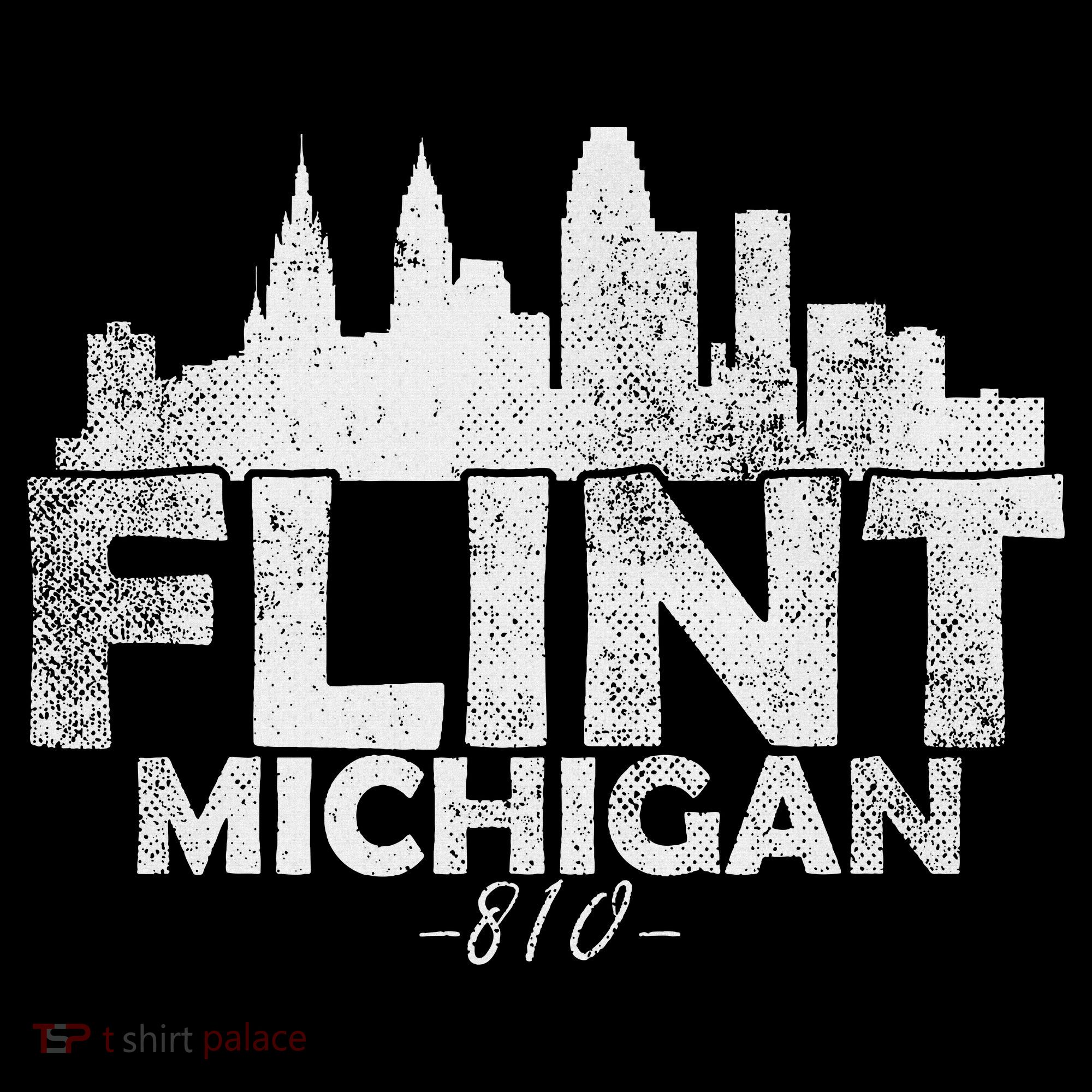 Flint Michigan Mi Skyline Ornament