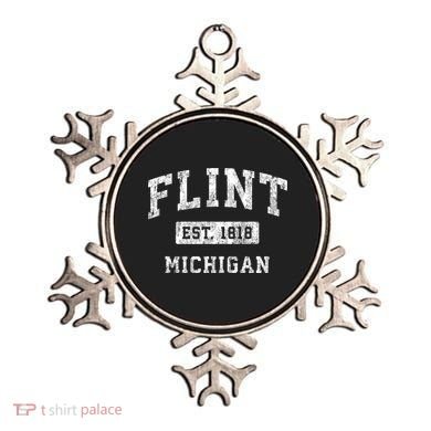 Flint Michigan Mi Vintage Established Sports Ornament