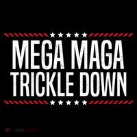 Funny MEGA MAGA Trickle Down Backpack thumb 2