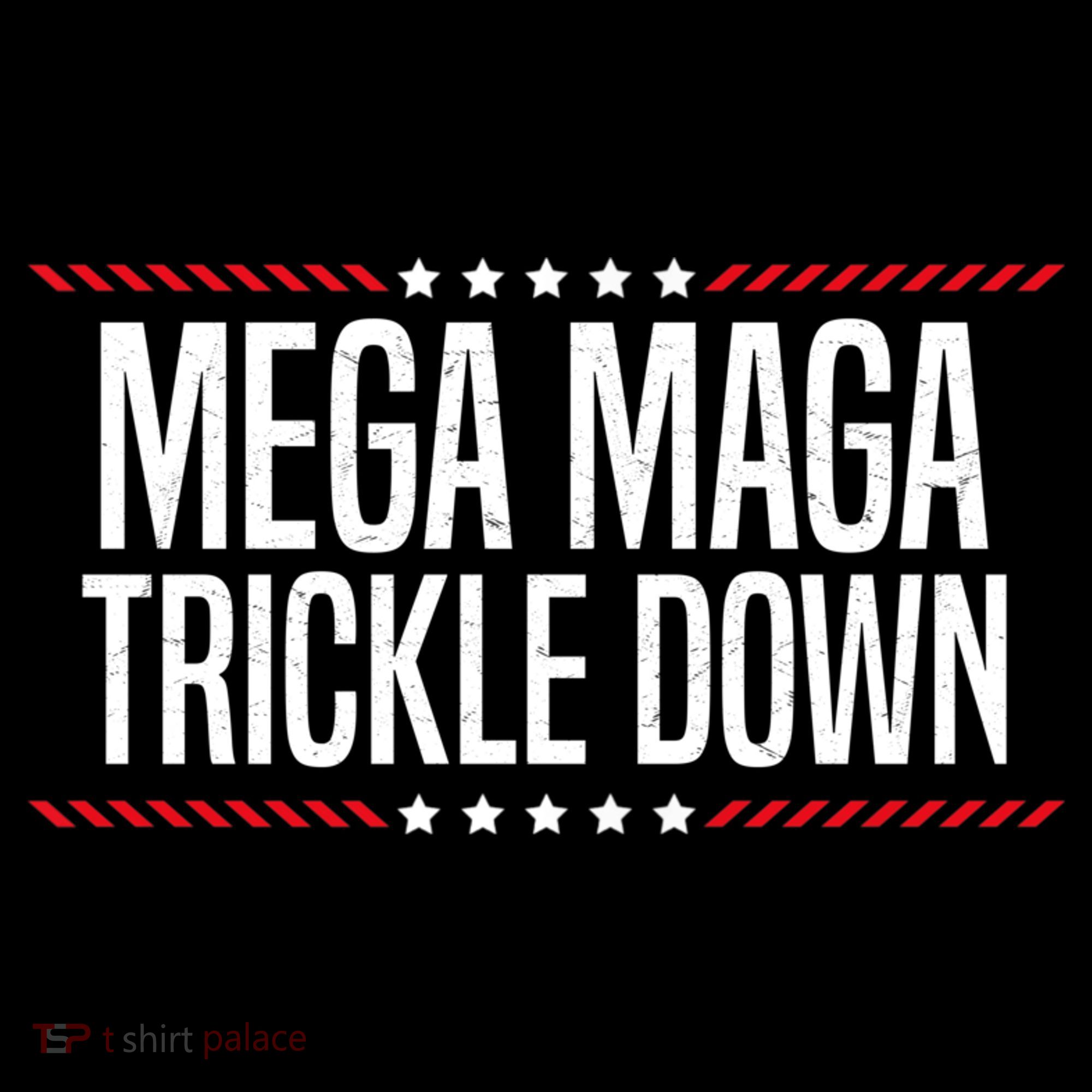 Funny MEGA MAGA Trickle Down Backpack