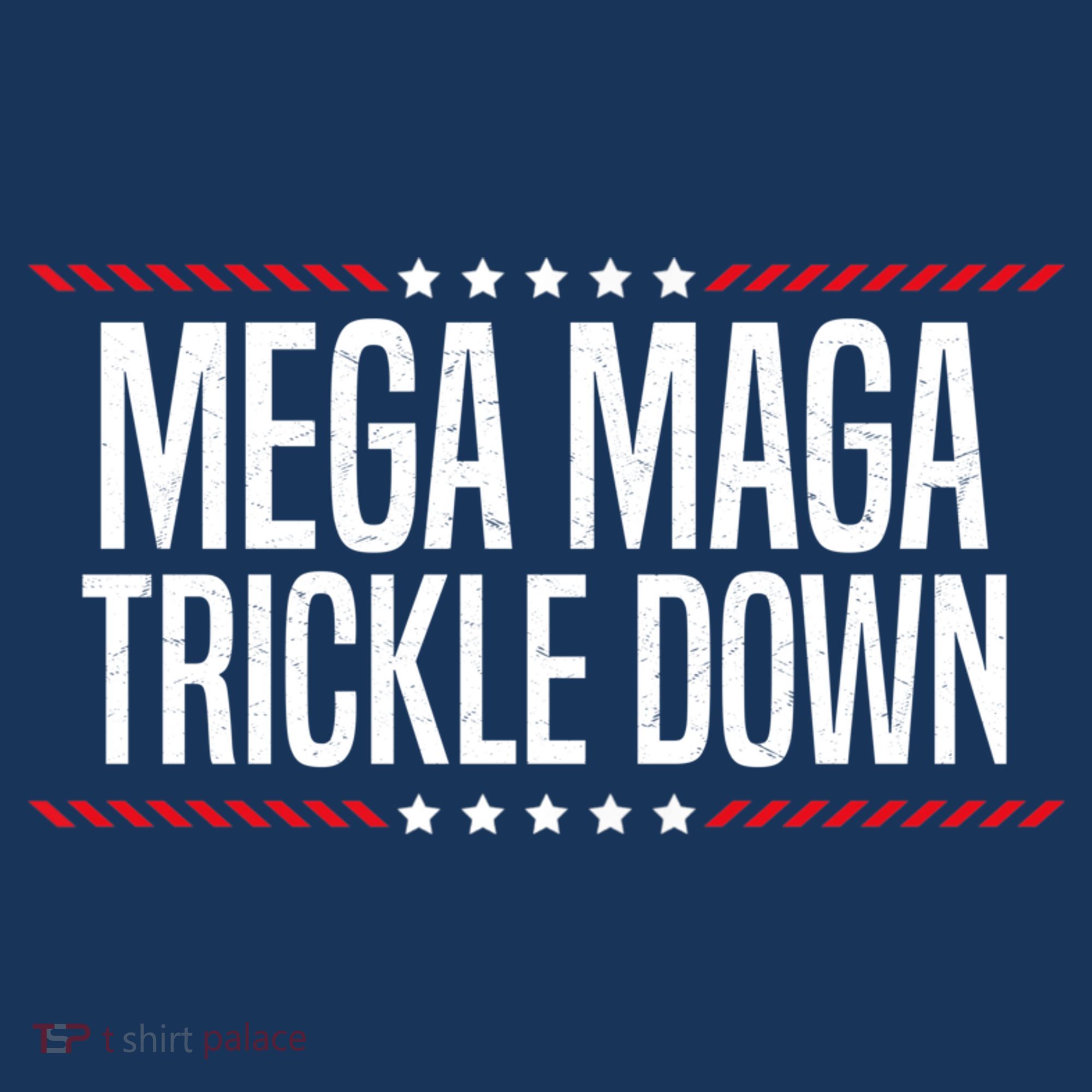 Funny MEGA MAGA Trickle Down Women's Hoodie