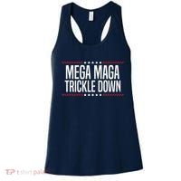 Funny MEGA MAGA Trickle Down Women's Tank Top thumb 0