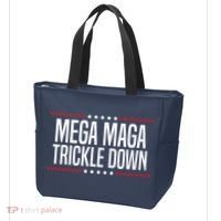 Funny MEGA MAGA Trickle Down Tote Bag thumb 3