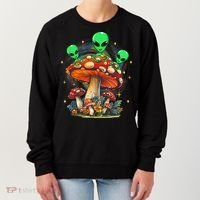 Funny Magic Mushroom Alien Trippy Shroom Lsdweed Acid Trip Women's Sweatshirt thumb 0