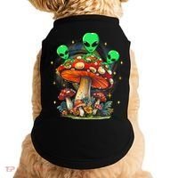 Funny Magic Mushroom Alien Trippy Shroom Lsdweed Acid Trip Doggie Tank thumb 0