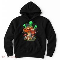 Funny Magic Mushroom Alien Trippy Shroom Lsdweed Acid Trip Hoodie thumb 0