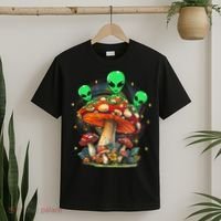 Funny Magic Mushroom Alien Trippy Shroom Lsdweed Acid Trip T-Shirt thumb 2