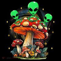Funny Magic Mushroom Alien Trippy Shroom Lsdweed Acid Trip Coffee Mug thumb 5