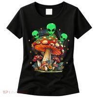 Funny Magic Mushroom Alien Trippy Shroom Lsdweed Acid Trip Women's T-Shirt thumb 0