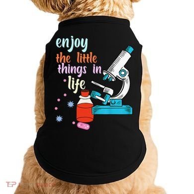 Funny Microscope Microbiologists Biology Nerd Science Lab Doggie Tank