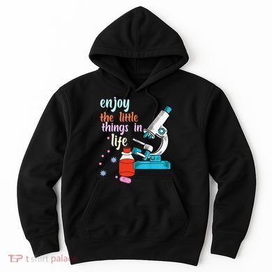Funny Microscope Microbiologists Biology Nerd Science Lab Hoodie