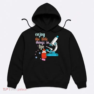 Funny Microscope Microbiologists Biology Nerd Science Lab Hoodie