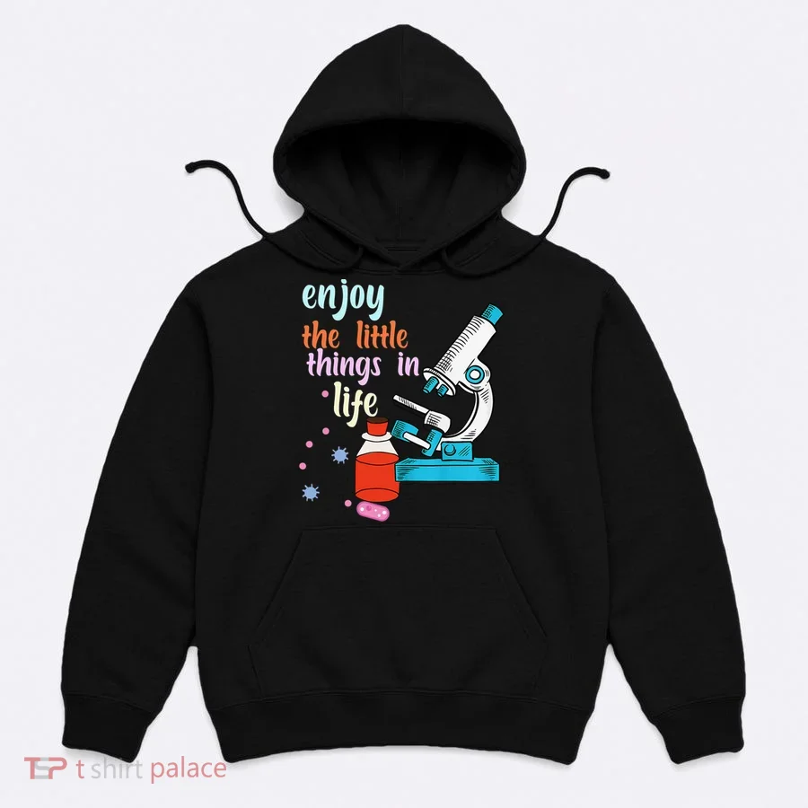 Funny Microscope Microbiologists Biology Nerd Science Lab Hoodie