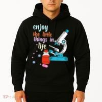 Funny Microscope Microbiologists Biology Nerd Science Lab Hoodie thumb 2