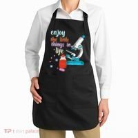 Funny Microscope Microbiologists Biology Nerd Science Lab Apron thumb 2