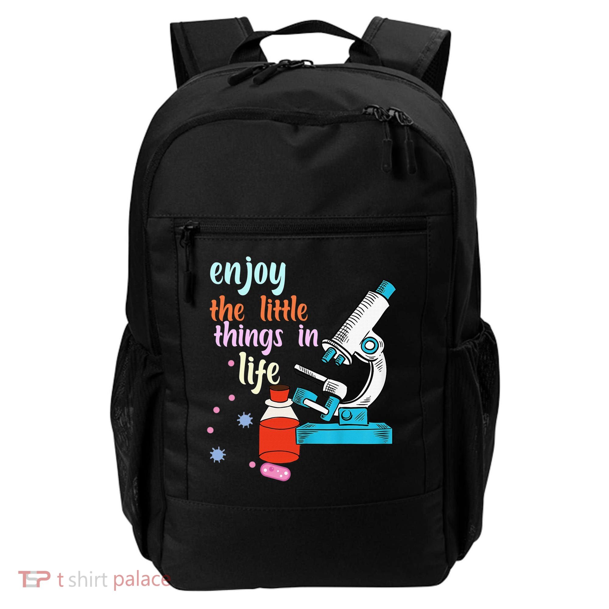 Funny Microscope Microbiologists Biology Nerd Science Lab Backpack